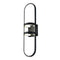 Dolomite Black LED Wall Sconce Modern Wall Light Indoor